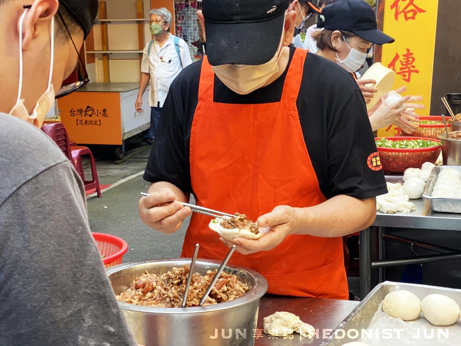 【台北松山】福州世祖胡椒餅 饒河夜市門神 米其林必比登推薦 - 第9張圖