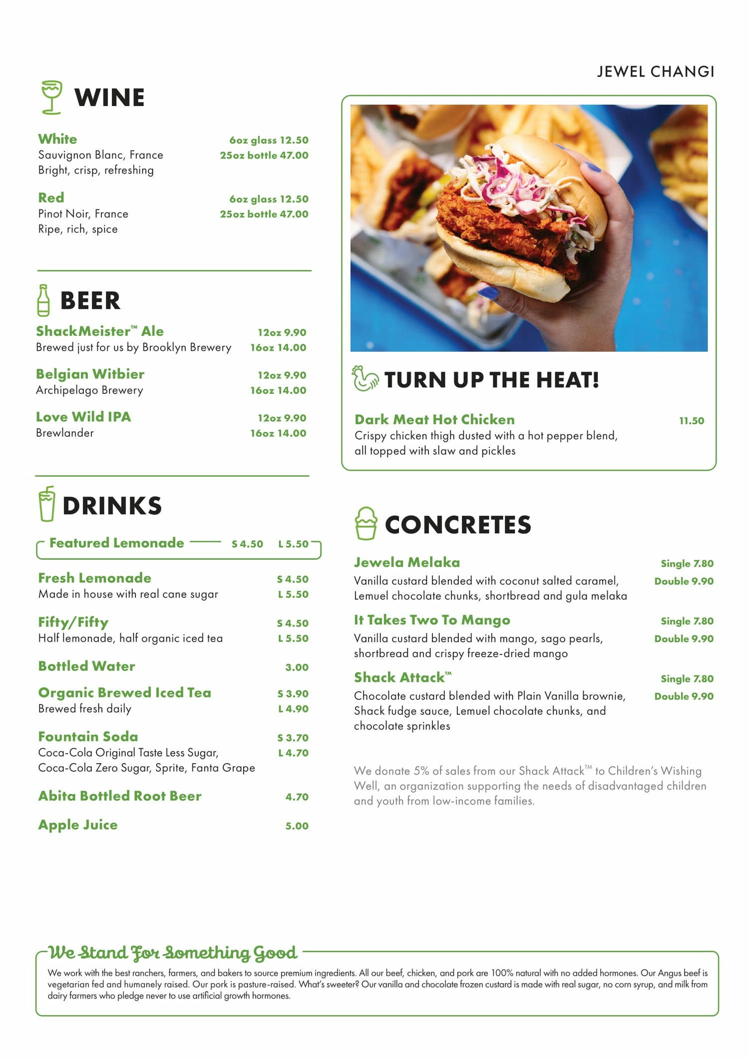 【新加坡樟宜】Shake Shack(附菜單)終於吃到漢堡界星巴克 濃郁斑蘭奶昔獅城限定 - 第7張圖