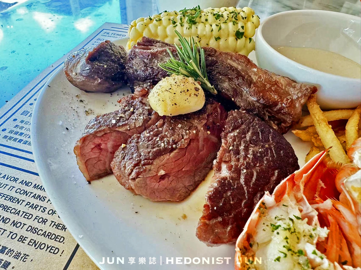 《台北‧大安》Le Blanc樂邦-MUME的米其林餐盤姊妹店 波龍OR肋眼簡單即經典 - 第21張圖