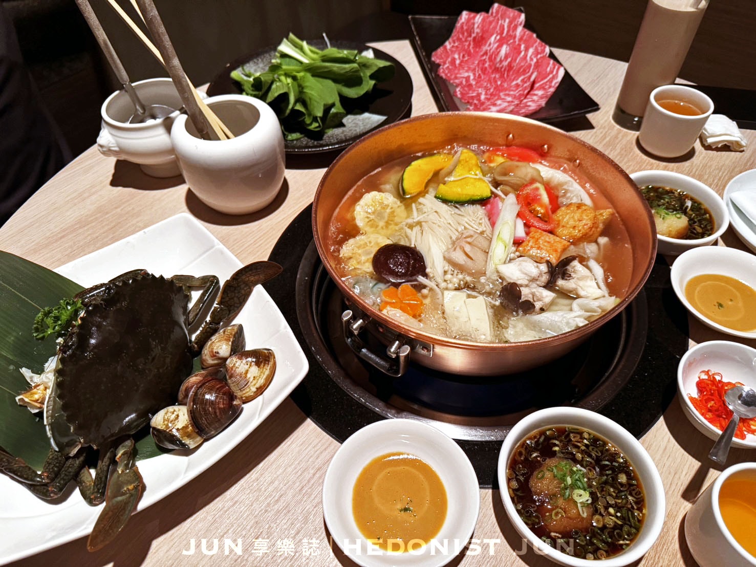 《台北‧大安》橘色涮涮屋-客單破千元的鍋物界愛馬仕頂奢體驗 - 第2張圖