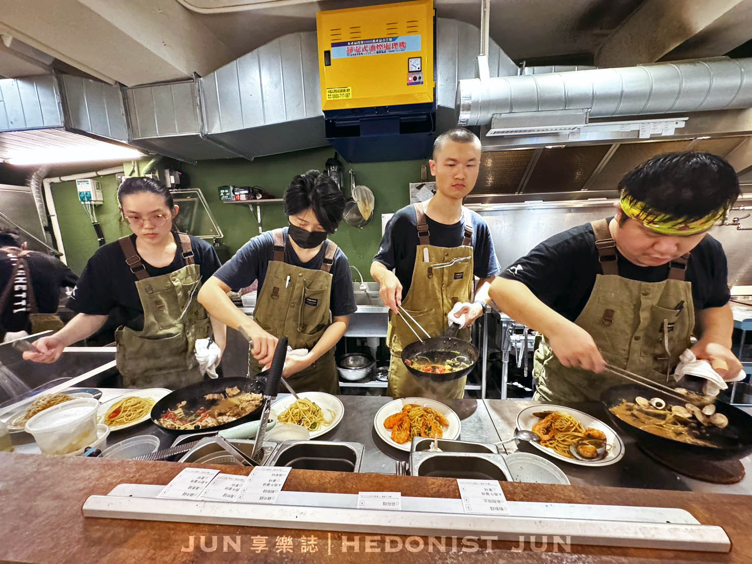 《台北‧松山》又一間商行SPAGHETTI-清炒系義大利麵食境秀!廚房餐桌零距離 - 第11張圖