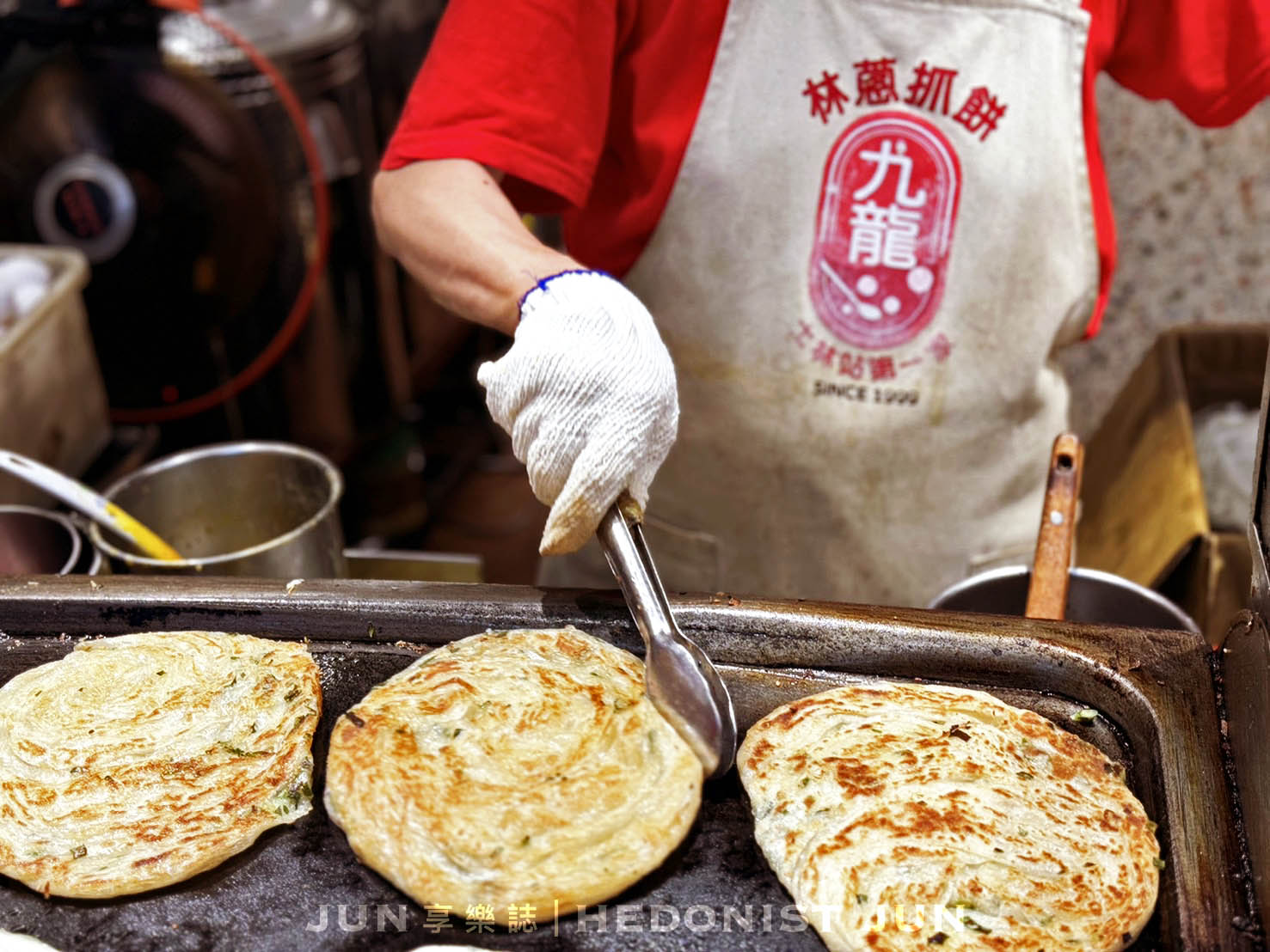 《台北‧士林》士林站林家蔥抓餅-士林站數十年銅板美食 簡單雋永回味無窮 - 第14張圖