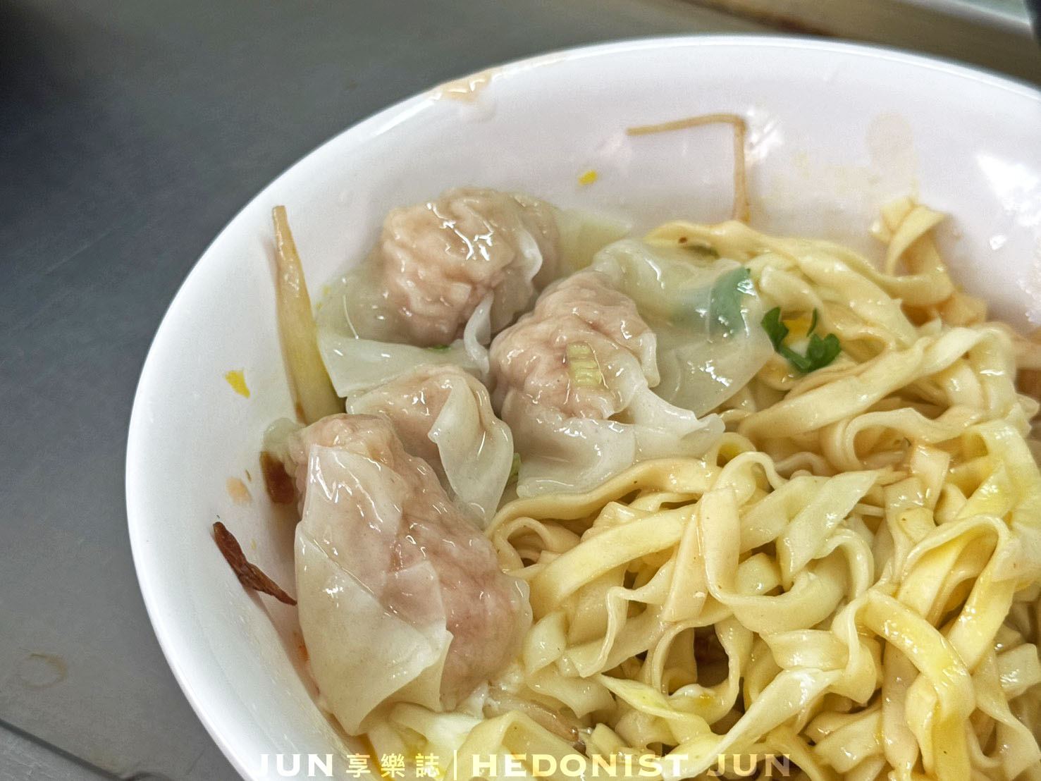 《基隆‧仁愛》三角窗麵擔-雋永耐吃港都老字號 乾麵餛飩湯簡單美味 - 第21張圖