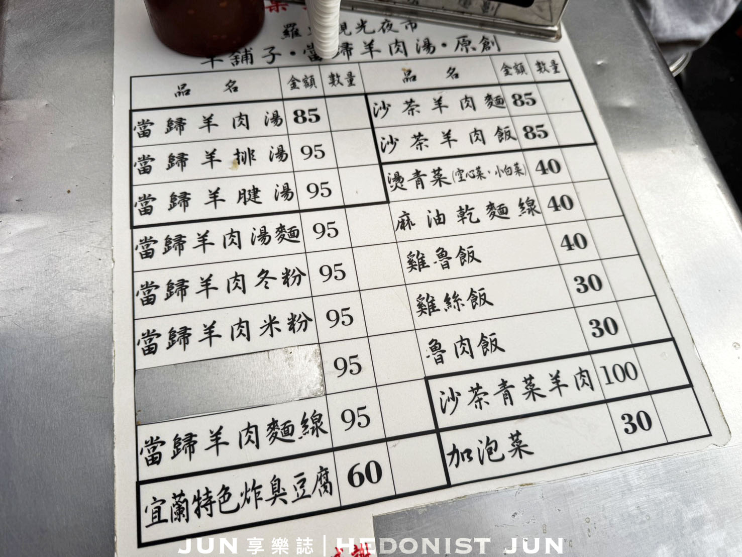 《宜蘭‧羅東》羊舖子當歸羊肉湯-羅東夜市當歸羊肉湯雙壁 別再問誰家比較好吃啦 - 第5張圖