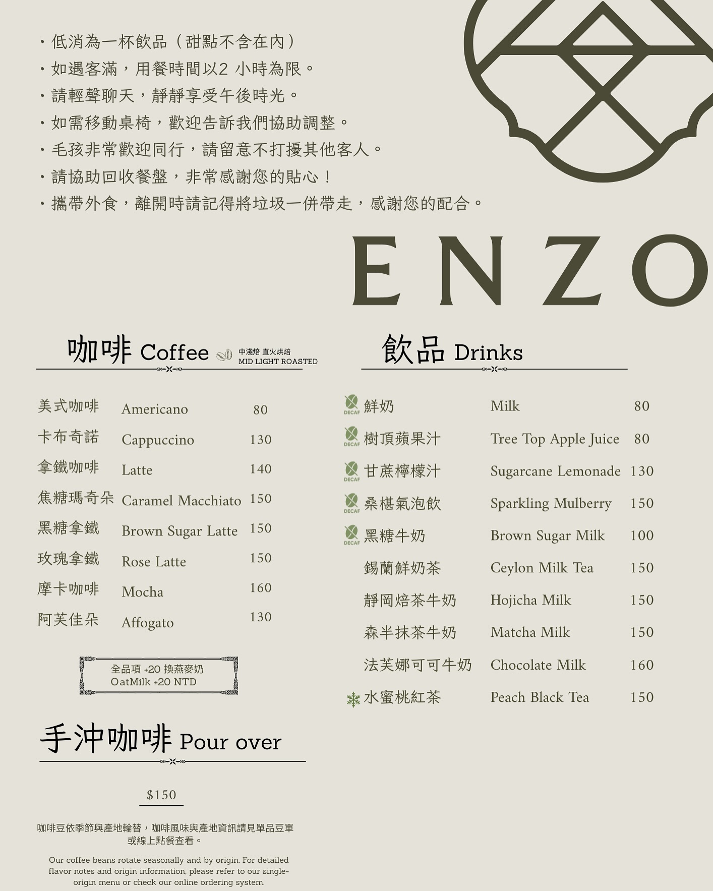 《基隆‧仁愛》安樓咖啡Enzo Cafe-石磚花窗摩登浪漫 基隆廟口老宅咖啡 - 第6張圖