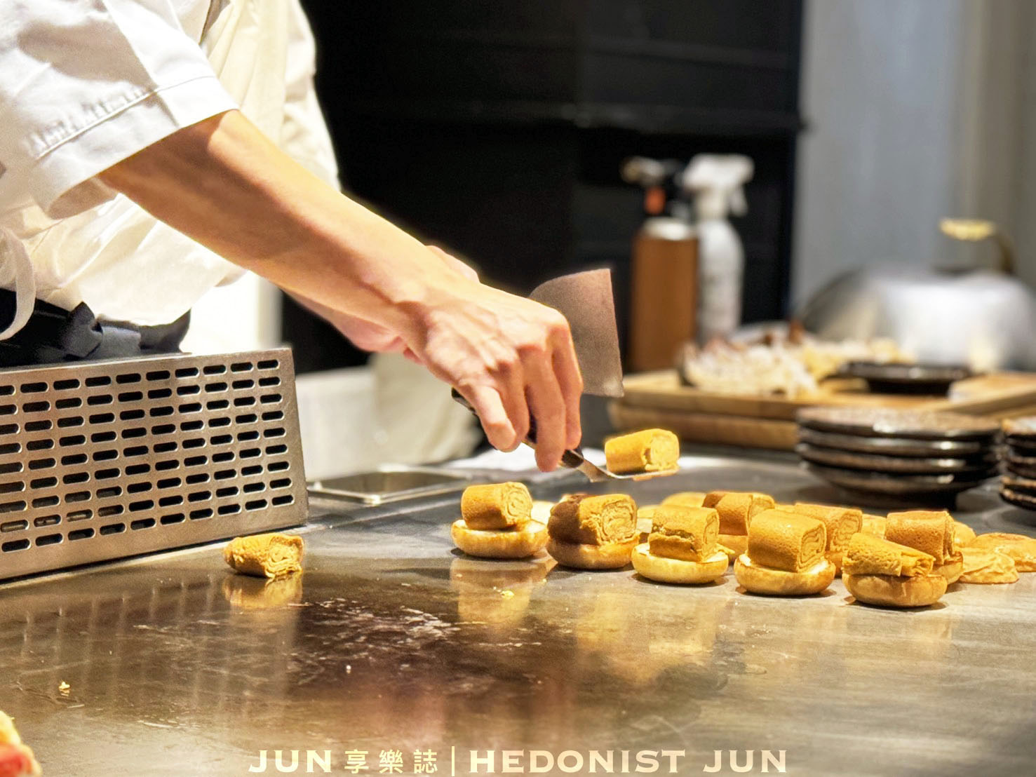 《台北‧信義》明水然・樂(信義松菸店)-高貴不貴無菜單鐵板燒可以試試 - 第41張圖