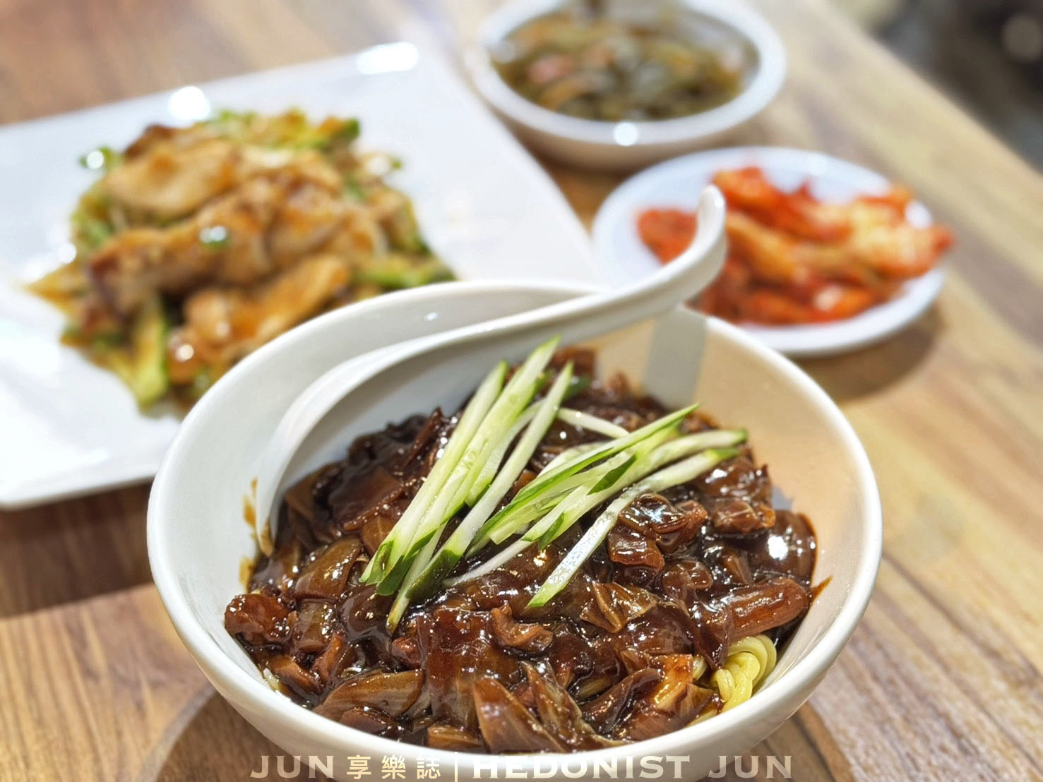 《台北‧士林》父子廚房-韓式中華料理藏身山仔后 最道地炸醬麵乾燒蝦就在這 - 第2張圖