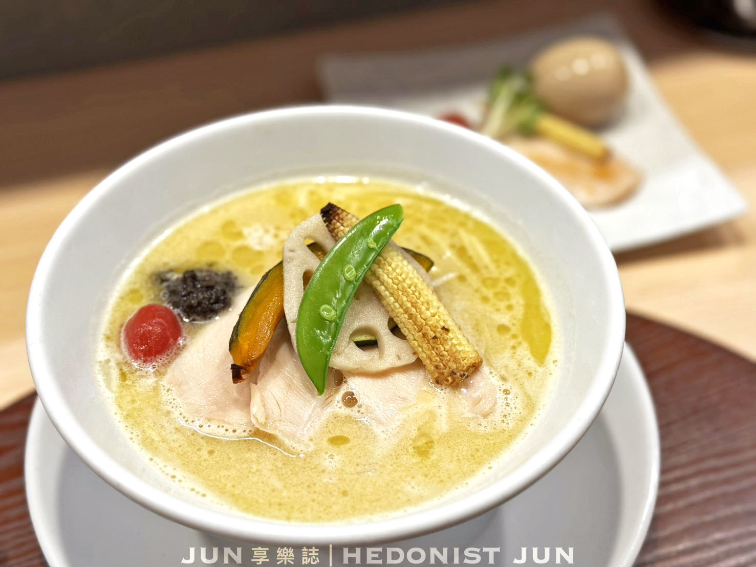 《台北‧中山》銀座 篝(台北店)-被譽為高級料亭拉麵的黃金雞白湯頭會發光! - 第15張圖