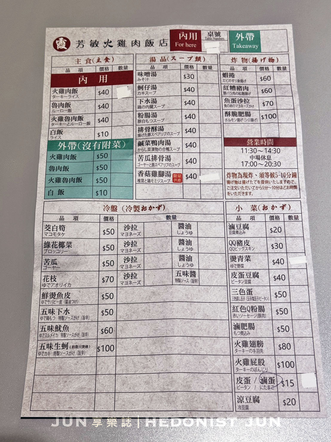 《嘉義‧西區》阿霞(芳敏)火雞肉飯創始店-就算改名搬家還是很好吃的雞肉飯老店 - 第5張圖