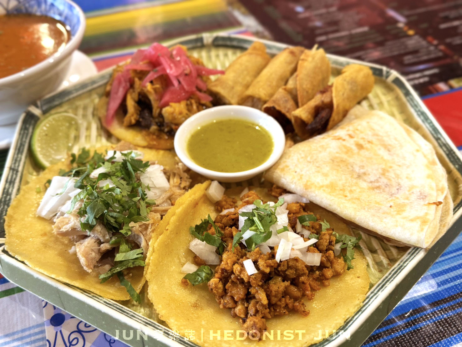 《台北‧中正》FONDA MÉXICO豐富墨西哥菜-好吃到一口跳進墨西哥街頭！