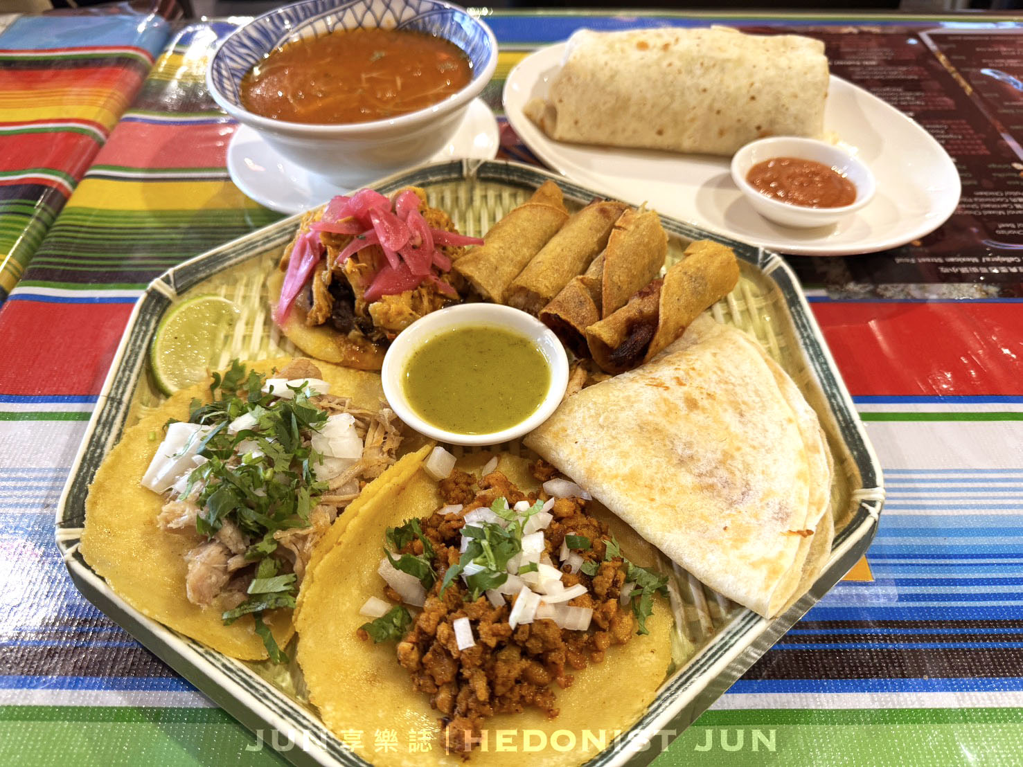 《台北‧中正》FONDA MÉXICO豐富墨西哥菜-好吃到一口跳進墨西哥街頭！