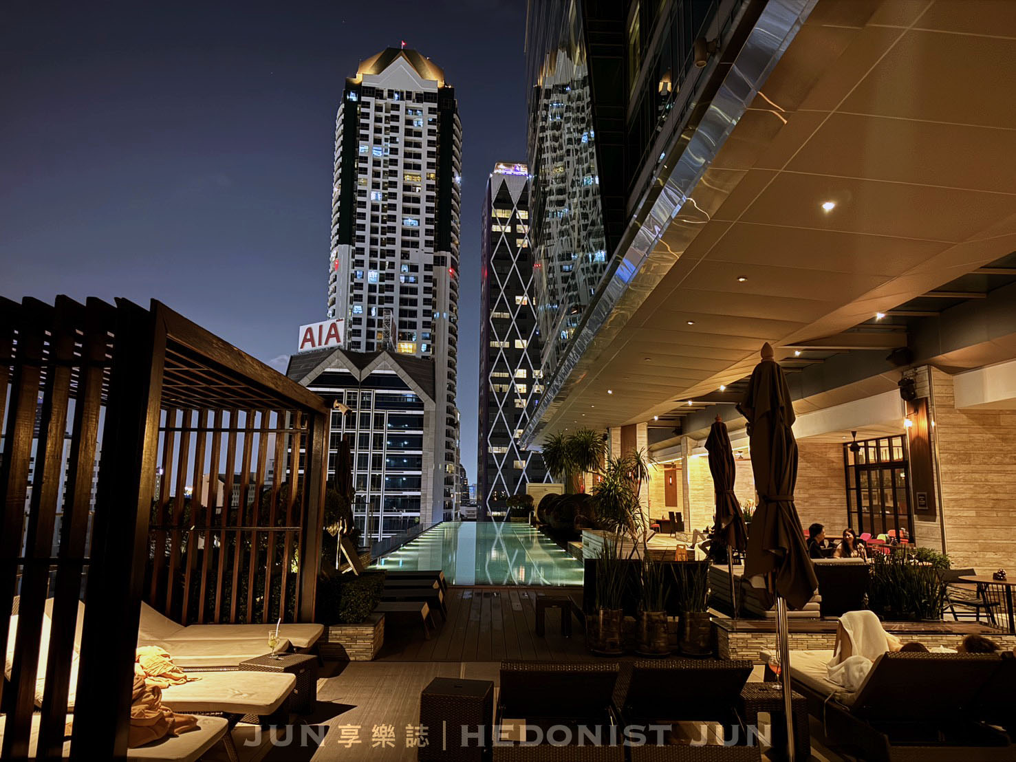 《泰國‧曼谷》Eastin Grand hotel Sathorn Bangkok-地點絕佳的高樓層無邊際泳池商務酒店