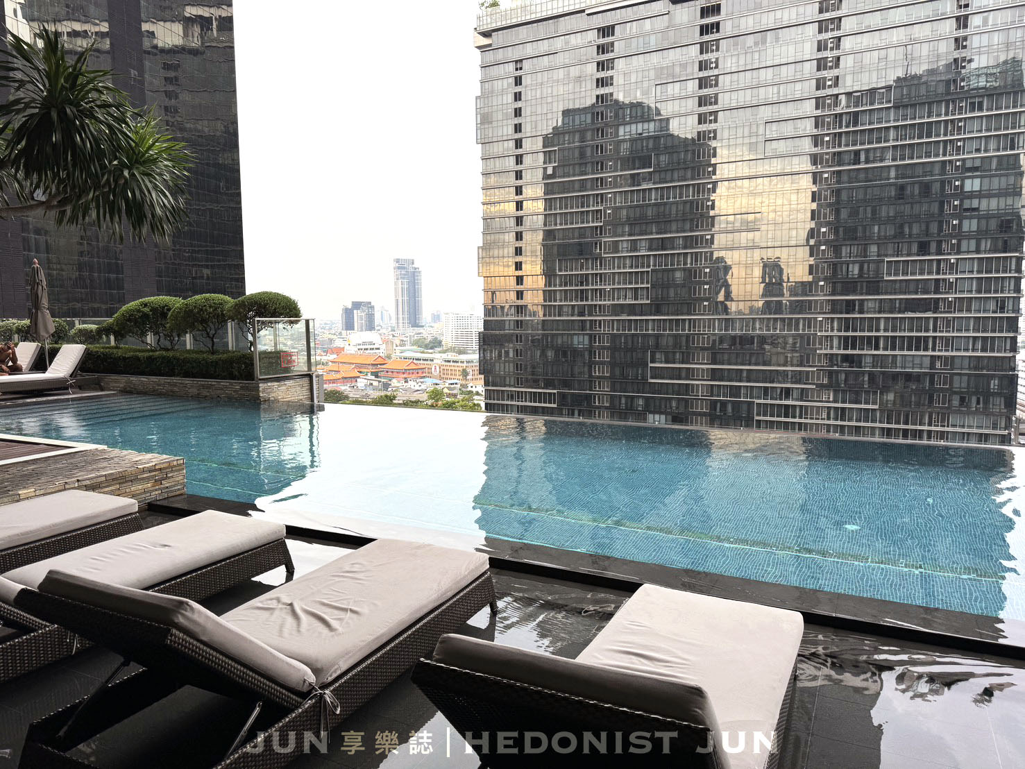 《泰國‧曼谷》Eastin Grand hotel Sathorn Bangkok-地點絕佳的高樓層無邊際泳池商務酒店