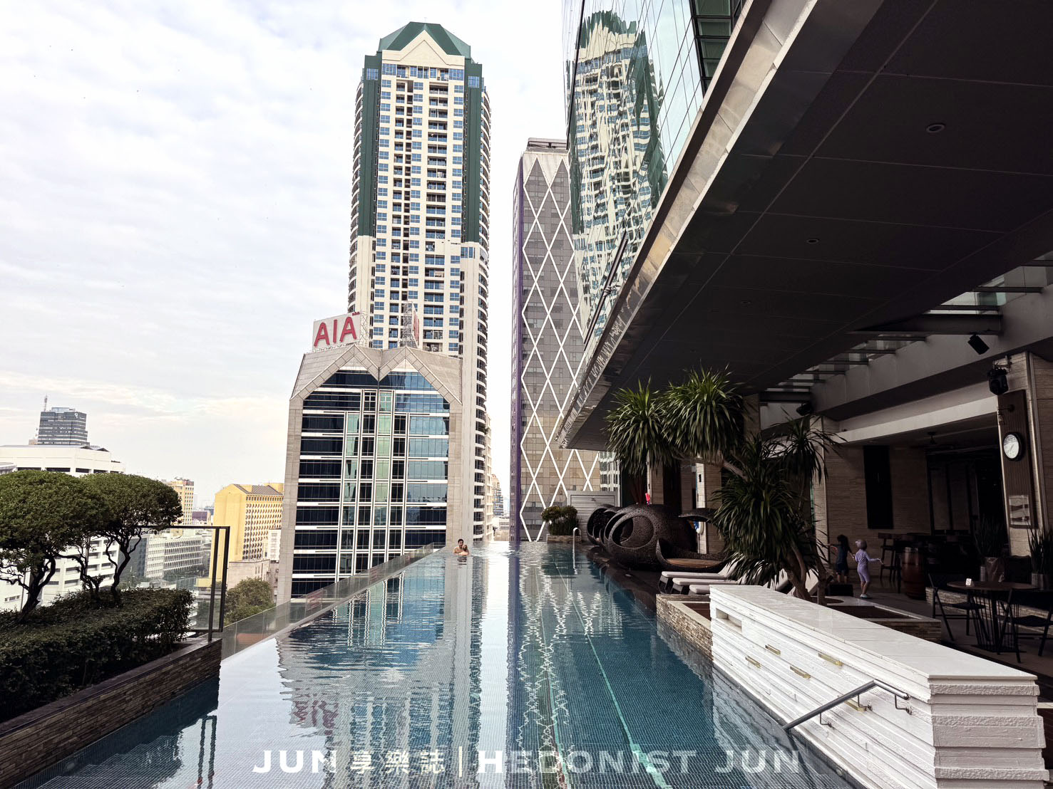 《泰國‧曼谷》Eastin Grand hotel Sathorn Bangkok-地點絕佳的高樓層無邊際泳池商務酒店