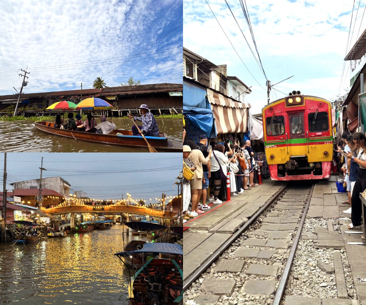 《泰國‧曼谷》水上市場+鐵道市集一日遊-無腦跟團造訪知名景點 一日遊完整體驗