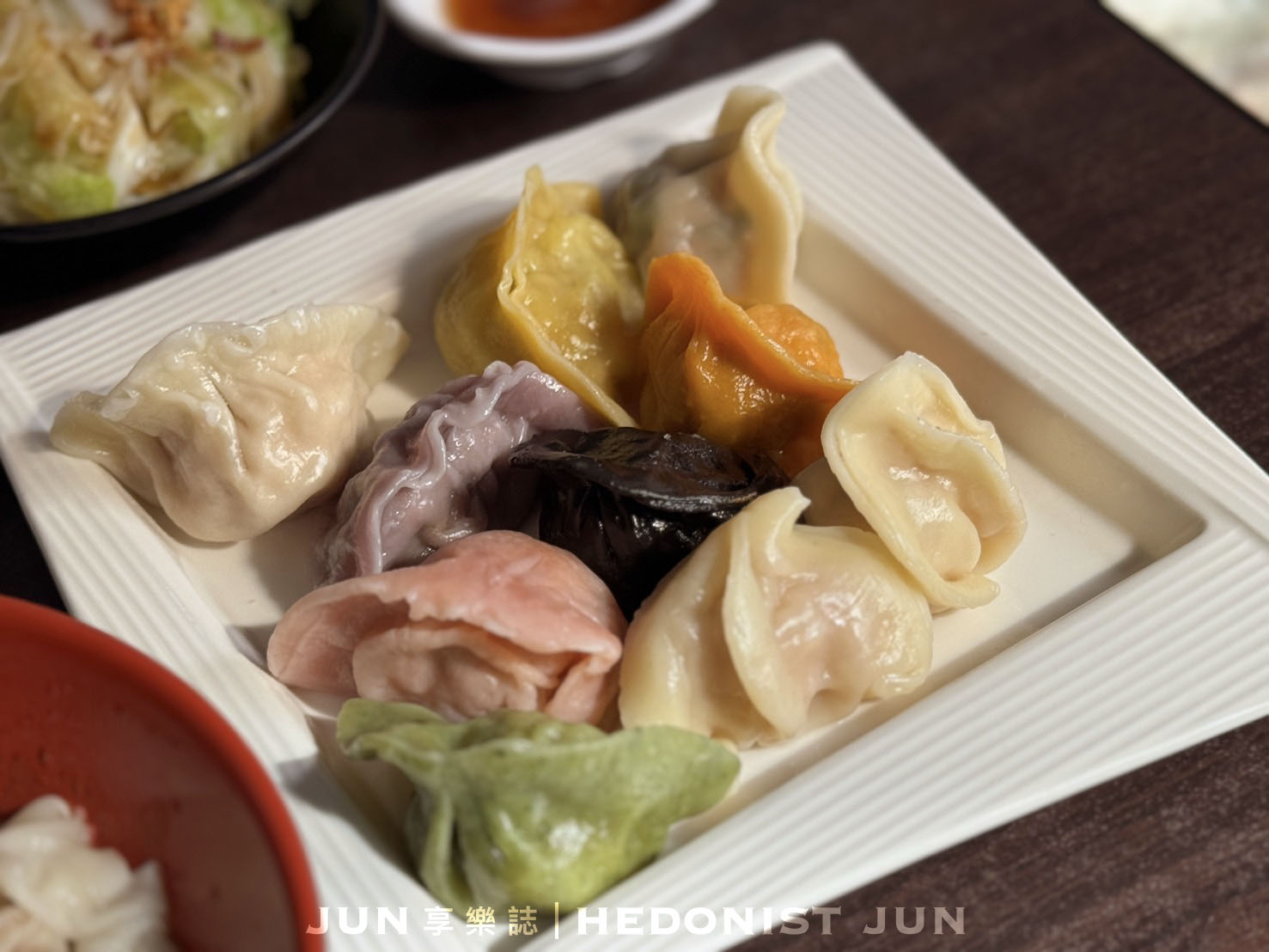 《新北‧三重》頂味執餃-七彩水餃調色盤 健康美味純天然