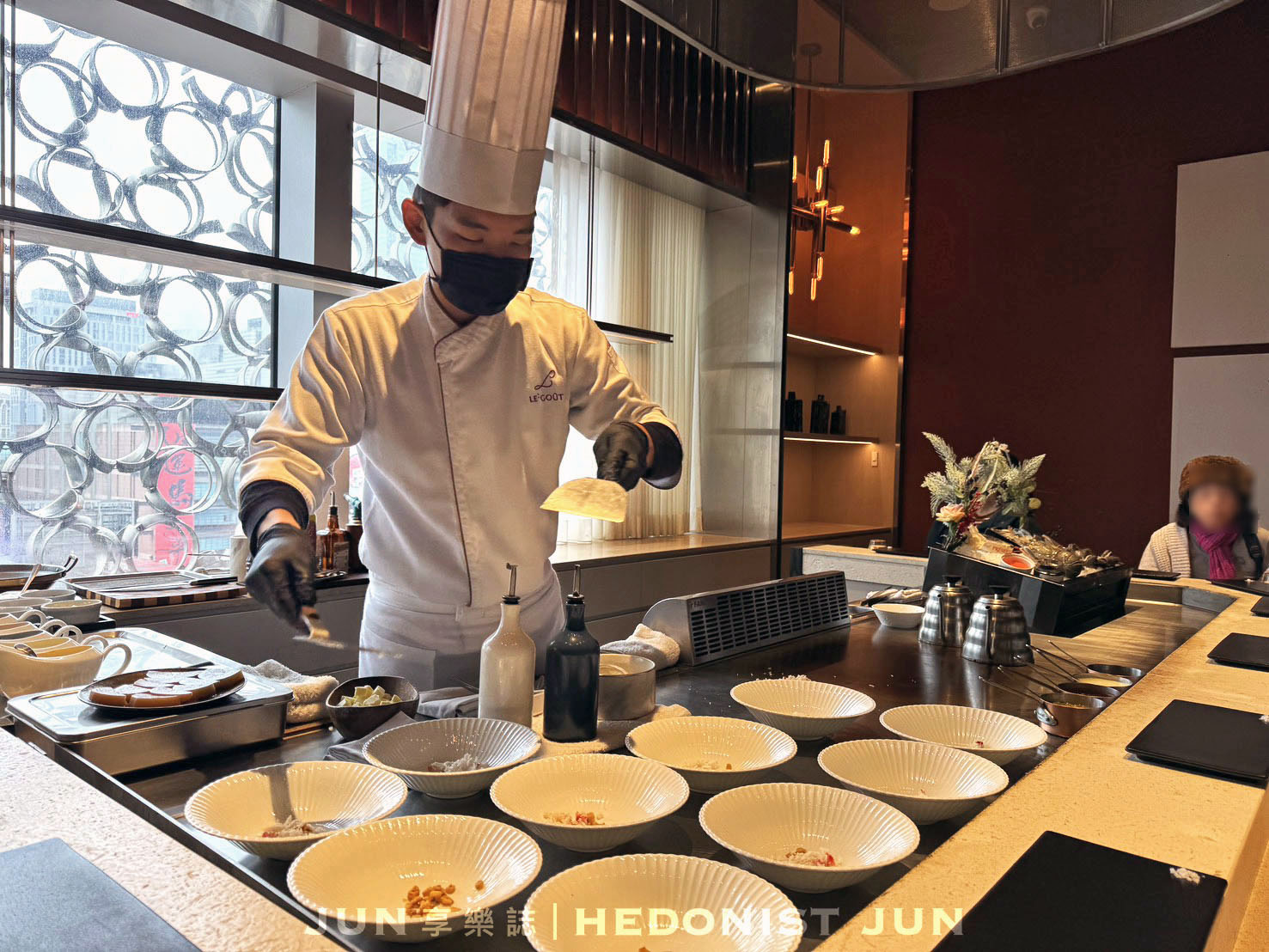 《台北‧信義》樂葵法式鐵板燒(微風南山店)-法餐精緻美味與日式板前款待的絕佳體驗