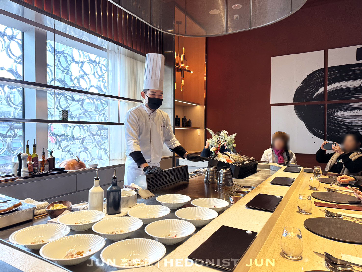 《台北‧信義》樂葵法式鐵板燒(微風南山店)-法餐精緻美味與日式板前款待的絕佳體驗