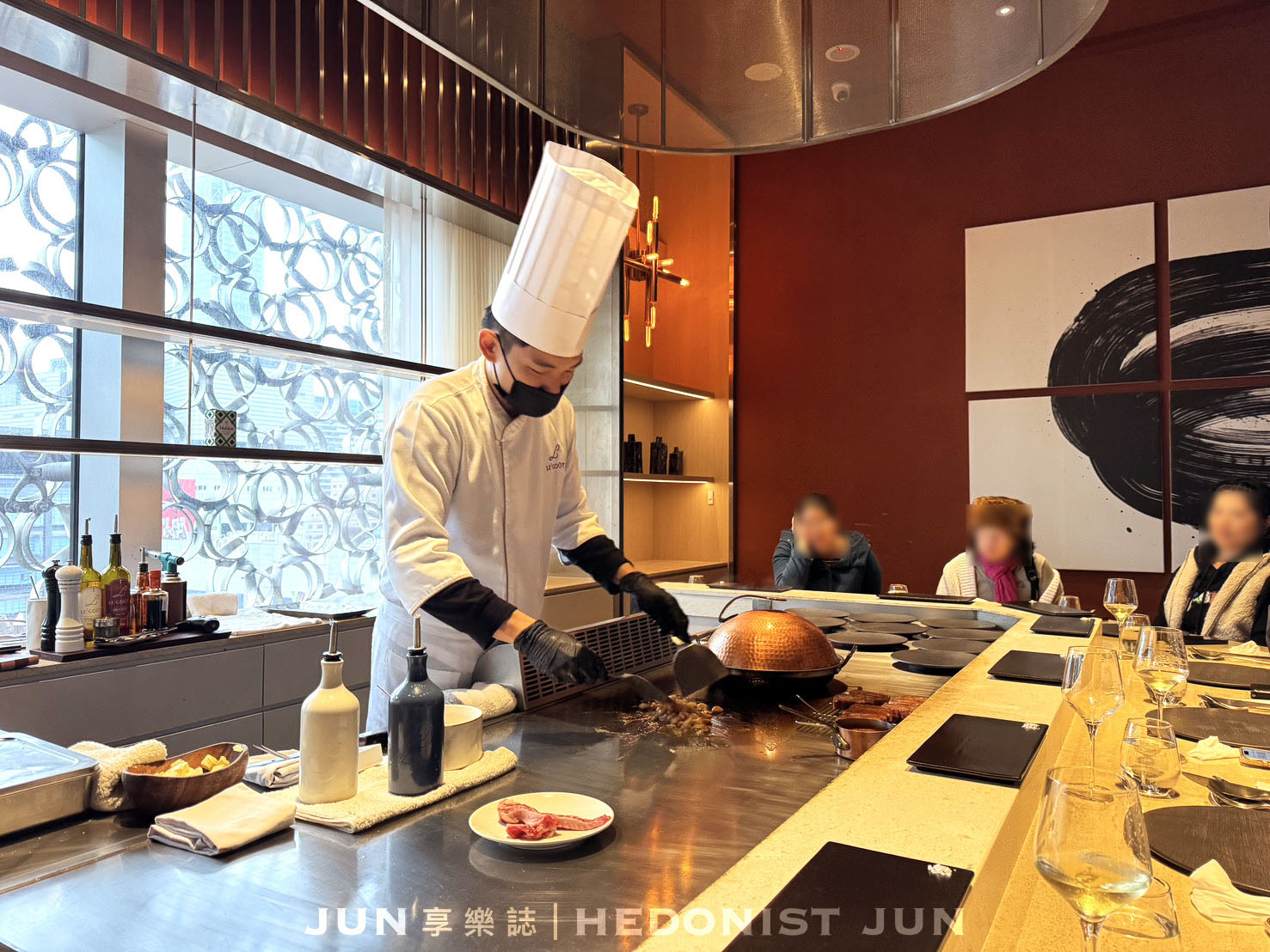 《台北‧信義》樂葵法式鐵板燒(微風南山店)-法餐精緻美味與日式板前款待的絕佳體驗